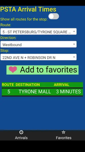 Pinellas PSTA Bus Tracker screenshot 3