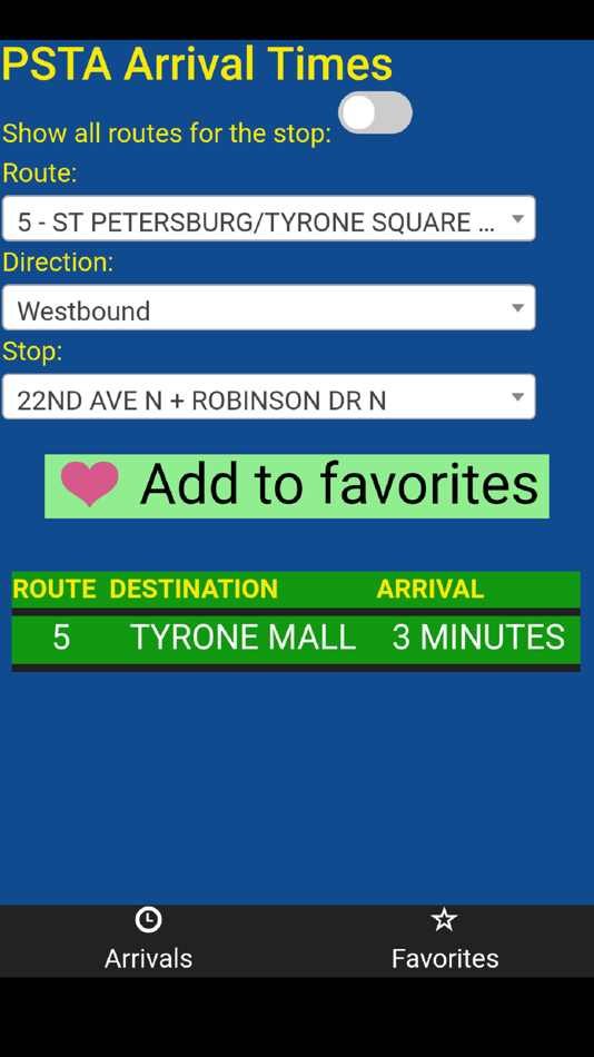 #3. Pinellas PSTA Bus Tracker (iOS) 由: Naiara Albaina