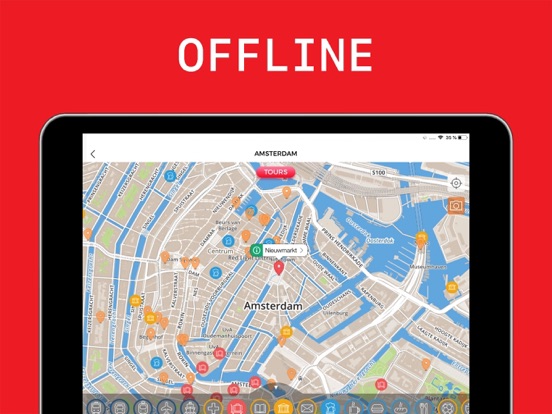 Amsterdam Travel Guide & Map . iPad screenshot 4 - Travel app