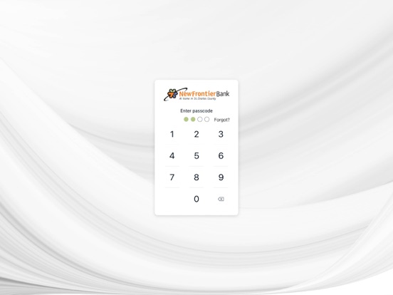 New Frontier Bank iPad screenshot 2 - Finance app
