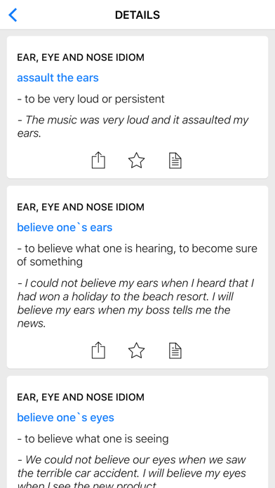 Eyes & Love idioms Screenshot