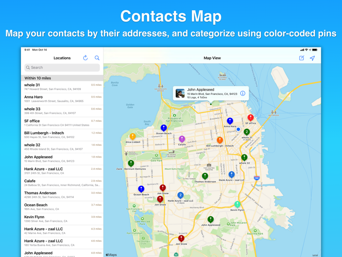 Contacts Journal CRM