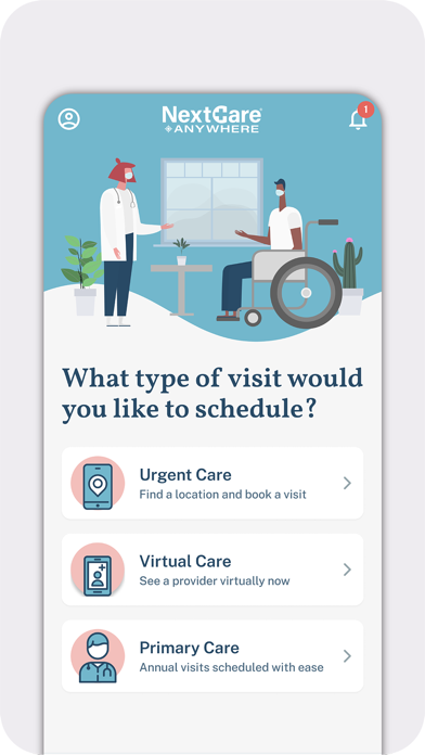 NextCare Anywhere Screenshot