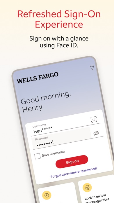 تطبيق Wells Fargo Mobile1 تطبيق Wells Fargo Mobile 1