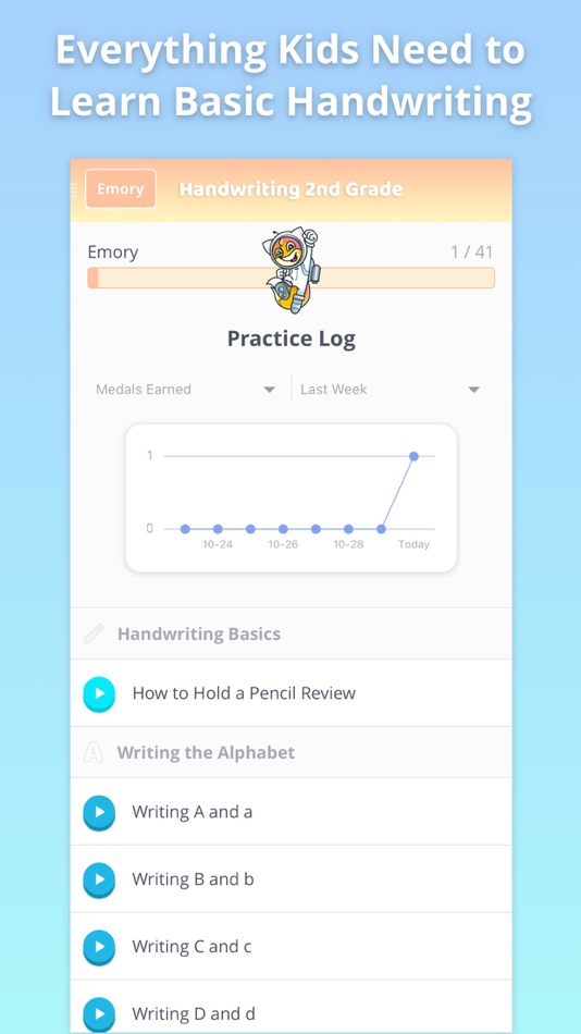 #4. Learn Handwriting 2nd Grade (iOS) 由: Class Ace LLC