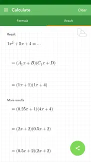 How to cancel & delete factoring quadratic trinomials 1