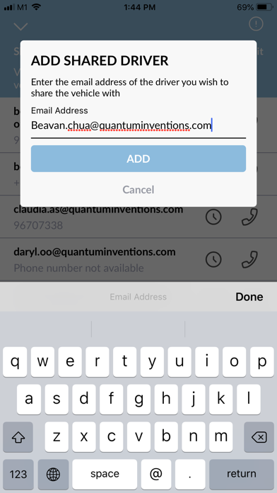 SLICK - Car Key on your Phone Screenshot
