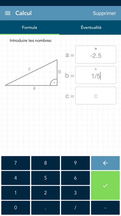 Screenshot #2 pour Résoudre Pythagore PRO