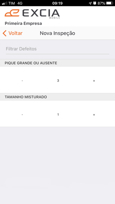 EXCIA Inspeção (Antigo) Screenshot