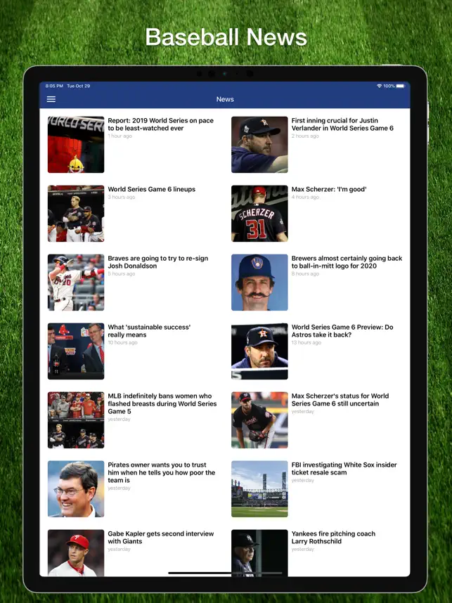 Captura 7 Scores App: for MLB Béisbol iphone