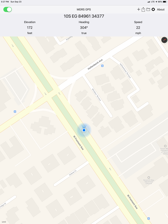 Screenshot #5 pour MGRS GPS