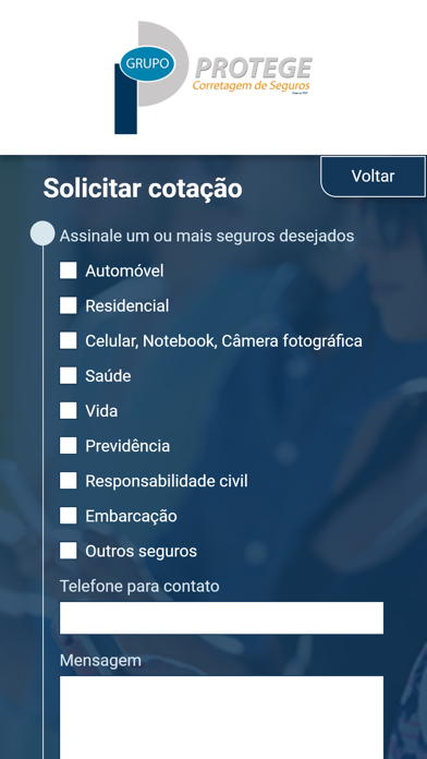 Protege Corretagem de Seguros Screenshot