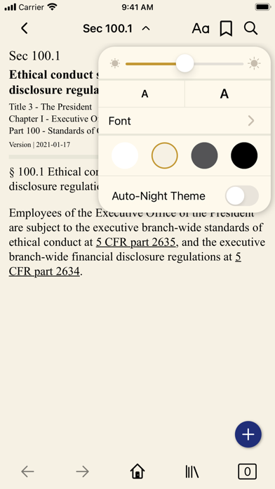 CFR 3 - The President Screenshot