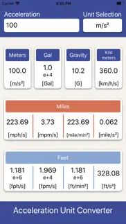 acceleration unit converter айфон картинки 1