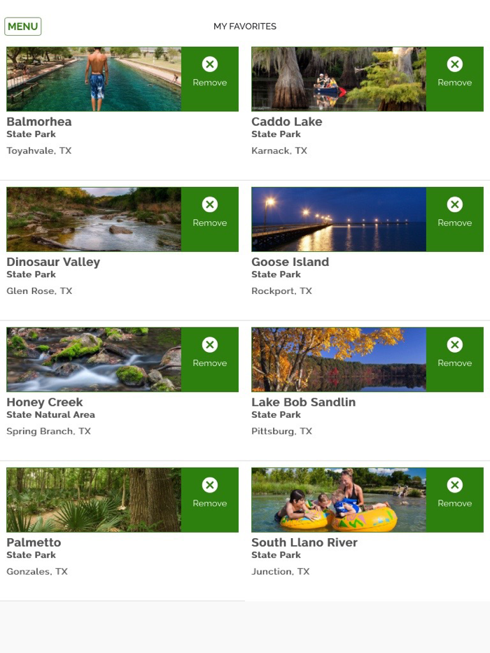 Texas State Parks Guide