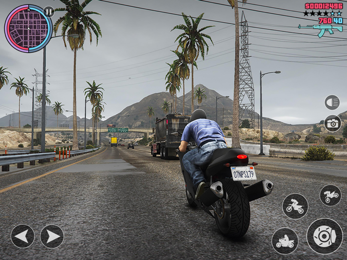 Gangster MotorBike Racing Game
