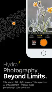 hydra 2 › ai camera (raw/hdr) iphone screenshot 1