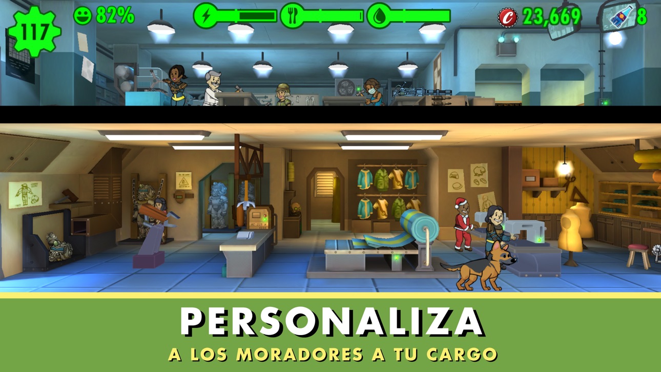 Fallout Shelter Hack screenshot 5 - iOS game interface
