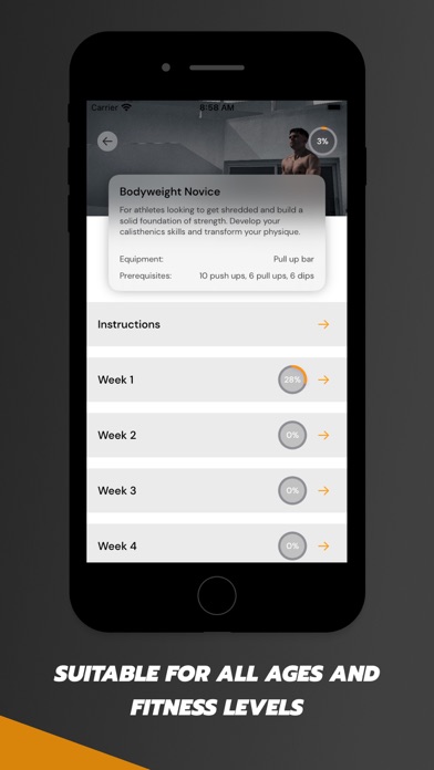 Barfix: Bodyweight Fitness Screenshot