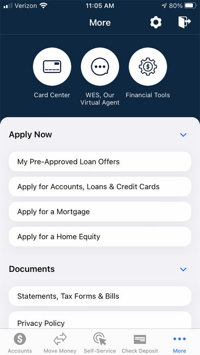Affinity Federal Credit Union Screenshot