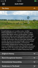 Certified Piedmontese Beef screenshot