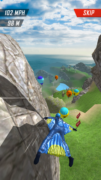 Base Jump Wing Suit Flying Screenshot