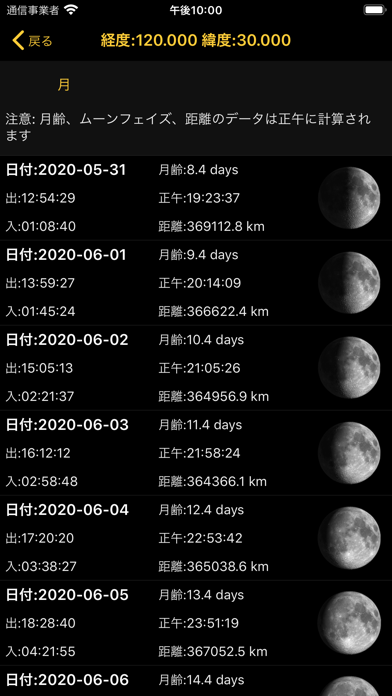 太陽と月の計算のおすすめ画像7