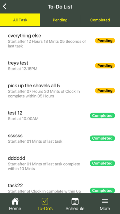 Employee Task Assistant Screenshot