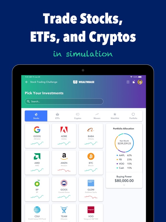 Screenshot #5 pour Wealthbase: Stock Market Game