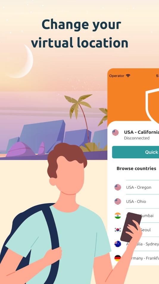#2. VPNow: Fast Secure VPN (iOS) Ved: Comapps LLC