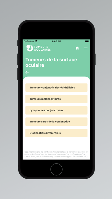 Tumeurs Oculaires Screenshot