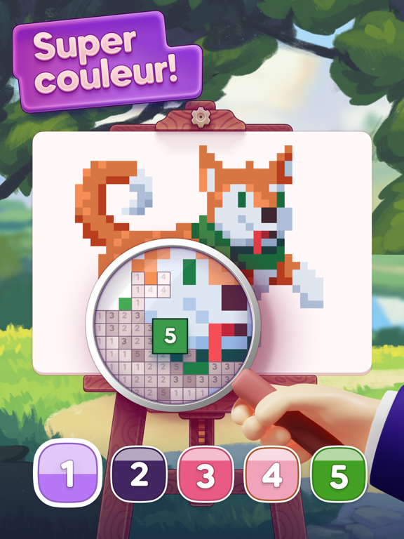 Screenshot #4 pour Pixelwoods: Coloriage & dessin