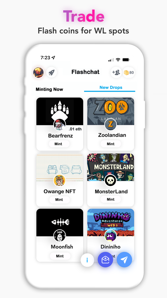 #4. Flashchat: Web3 Social Media (iOS) 由: Flashtrend LLC