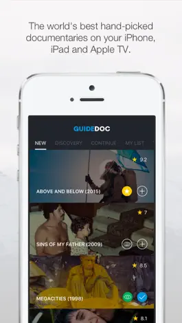 Game screenshot GuideDoc Curated Documentaries mod apk