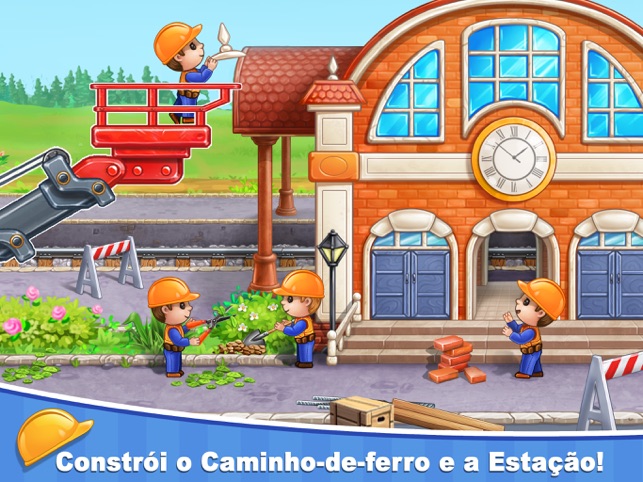 Jogo Dom Crianças Trem Viajar De Transporte Ferroviário Brinquedo