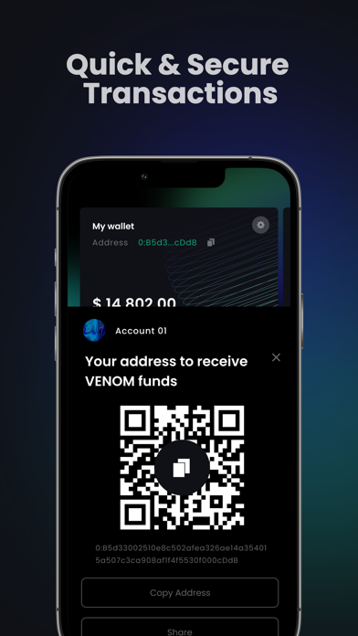 Venom Blockchain Wallet Screenshot