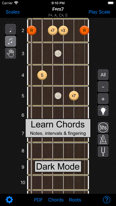 Guitar Scales & Chords Power Screenshot