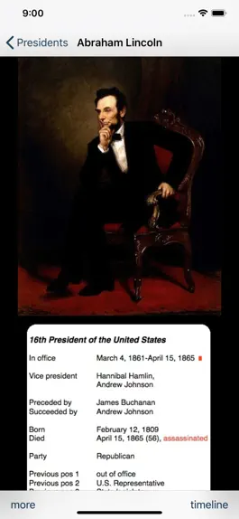 Game screenshot Presidents of USA apk