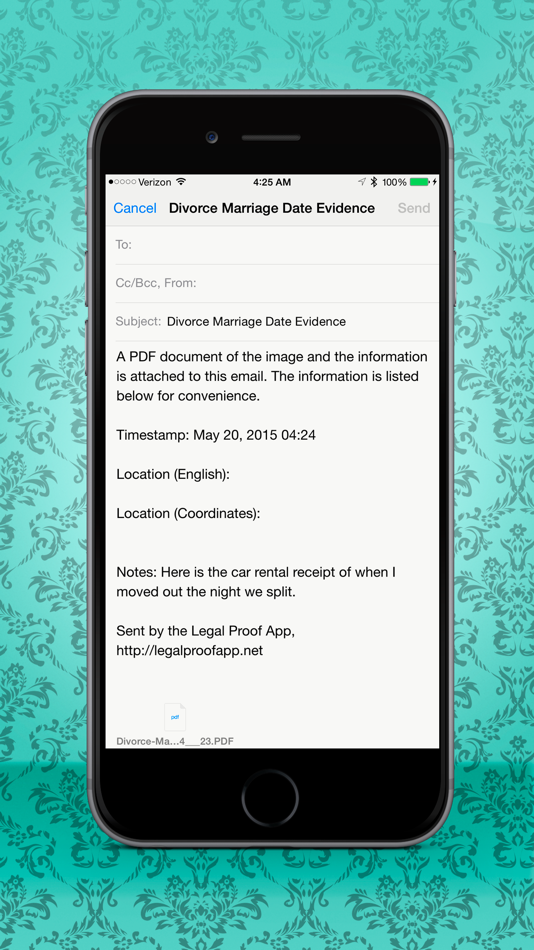 #5. Legal Proof (iOS) 由: Omega Ortega LLC
