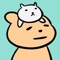 Everyday Bear & Neko Sticker