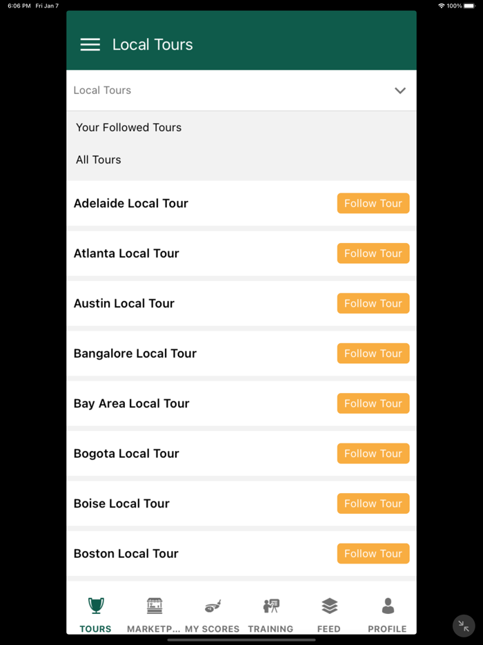 US Kids Golf Fan App