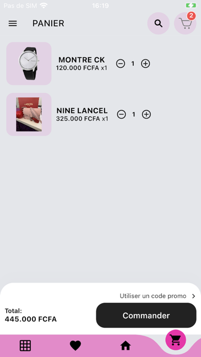 Accessoires mode Screenshot