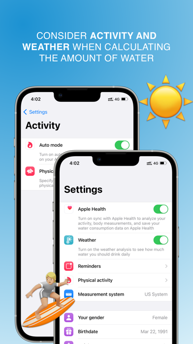 Wattery: Daily Water Tracker Screenshot