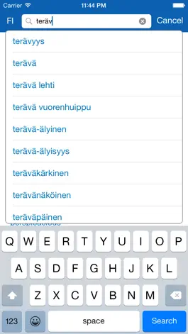 Game screenshot Finnish−English dictionary mod apk