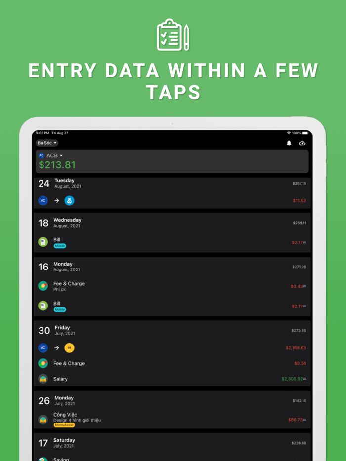 Finance Assist Money Tracker