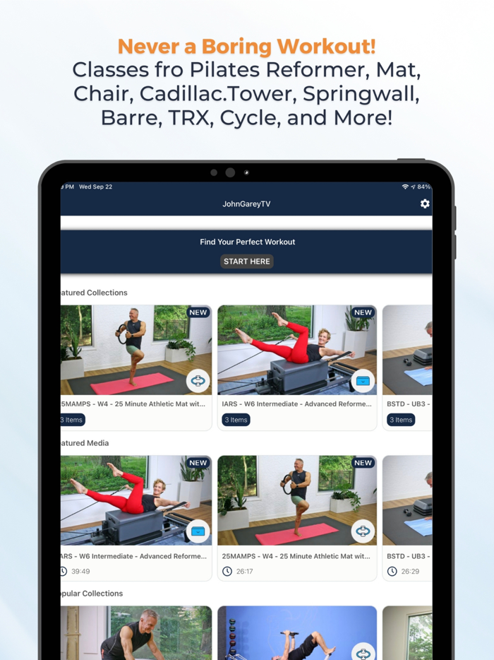 John Garey TV  Online Pilates