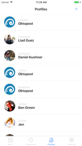 Oktopost screenshot