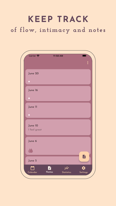 PeriodTrack Screenshot