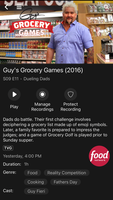 YourTV Yellow Screenshot