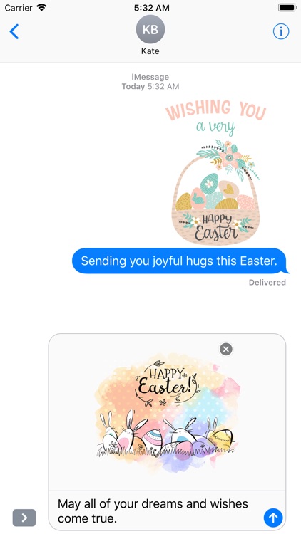 Hand Drawn Easter Day Stickers